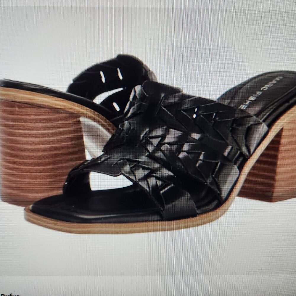 Marc Fisher "Melita" Block Heeled Sandals. NIB. Size 6.5